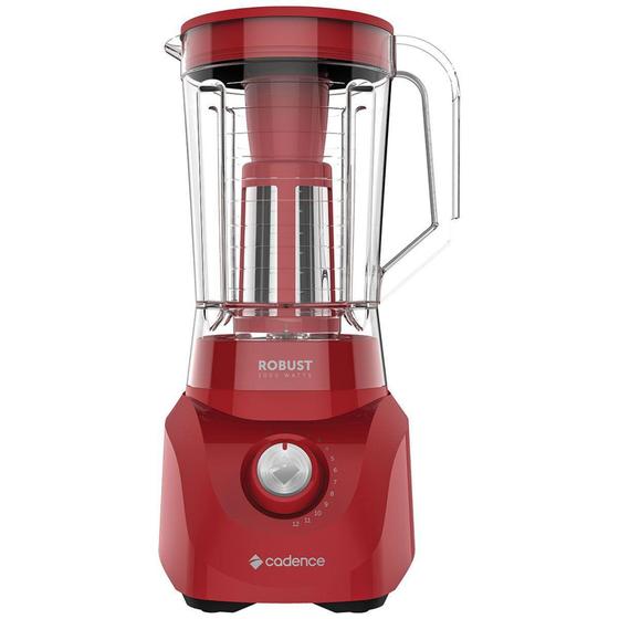 Imagem de Liquidificador robust 1000w jarra 3,3l liq411 vermelho 220v - CADENCE