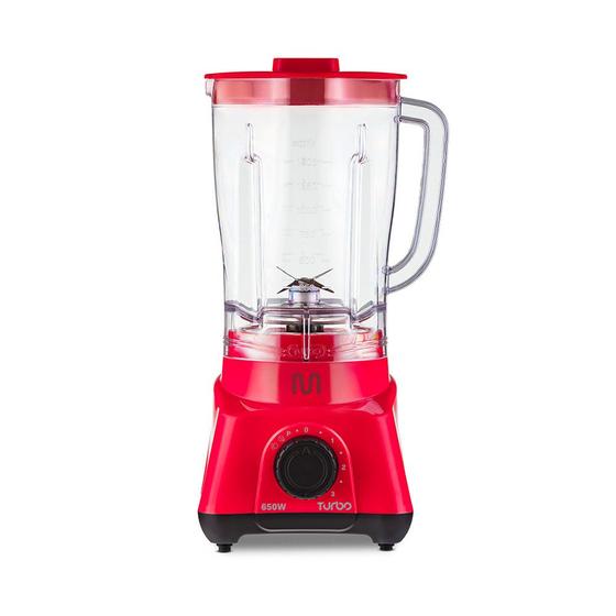 Imagem de Liquidificador Turbo Vermelho 2,3L 2 velocidades 650W 127V Multi Home - LQ653