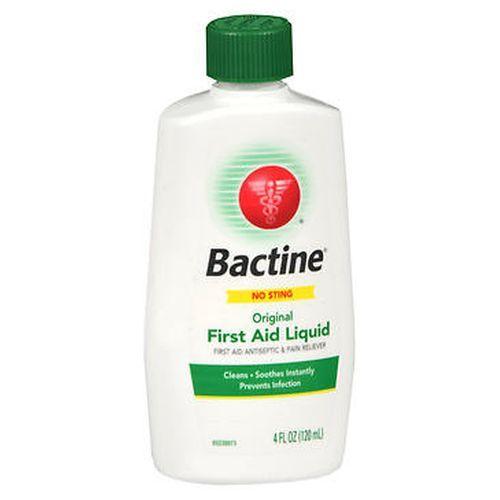 Líquido de primeiros socorros Bactine Original 4 Oz da Bactine (pacote com 6) Maleta de