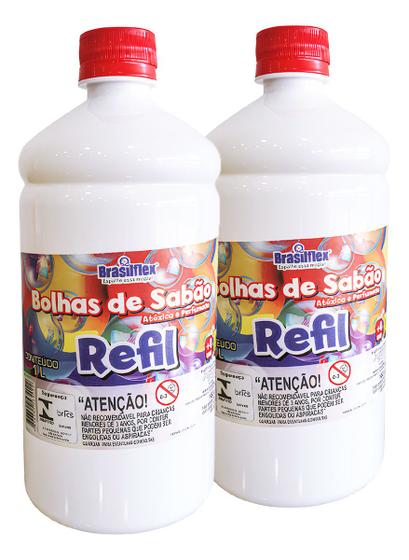 Imagem de Líquido Para Bolha De Sabão Bubble Refil Kit Com 2 Litros