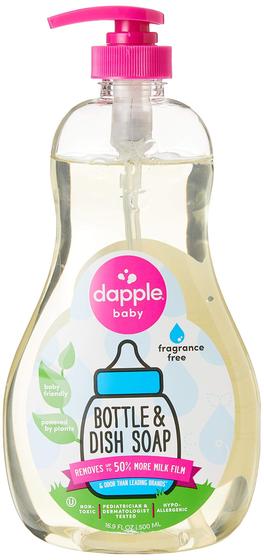 Imagem de Líquido para lavar louça Dapple Baby Bottle & Dish 500mL (pacote com 2)