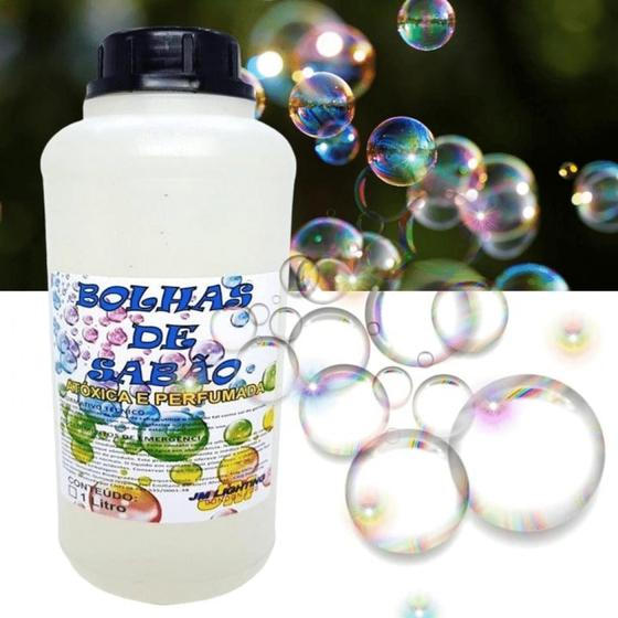 Líquido Para Máquina De Bolha De Sabão 1 Litro Festa JMB1L é boa?