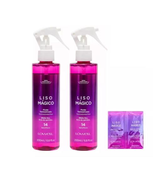 Imagem de Liso Mágico 2 Fluidos Termoativado 200ml - Lowell
