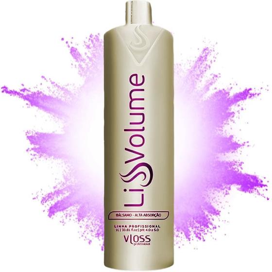 Imagem de Liss Volume Ativo Balsamo Alta Absorção Vloss Profissional