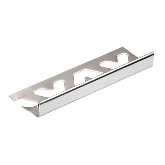 Imagem de Listelo Slim Ravena Aço Inox 3mmx12mmx3ml - Viscardi