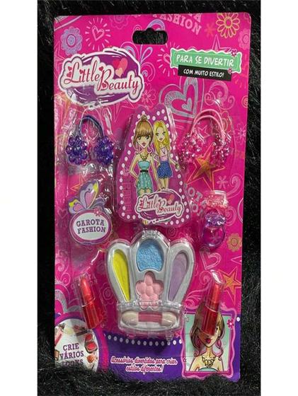 Imagem de Little Beauty Brinquedo Kit Beleza Para Boneca P