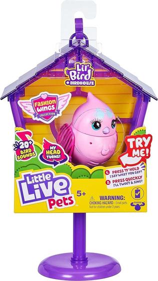 Imagem de Little Live Pets - Lil' Bird & Bird House Fun F0165-0