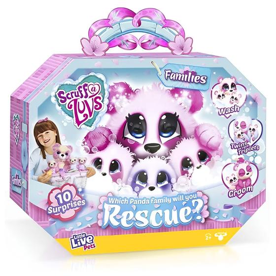 Imagem de Little Live Pets Scruff A Luvs Adotados Panda - Fun F0087-7