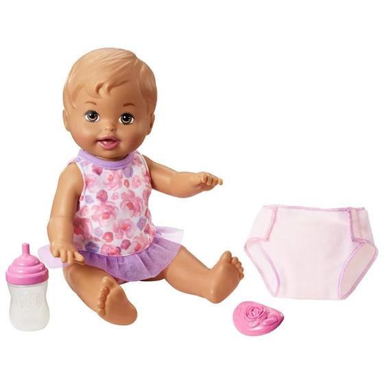 Imagem de Little Mommy Bebe Faz Xixi Morena Mattel