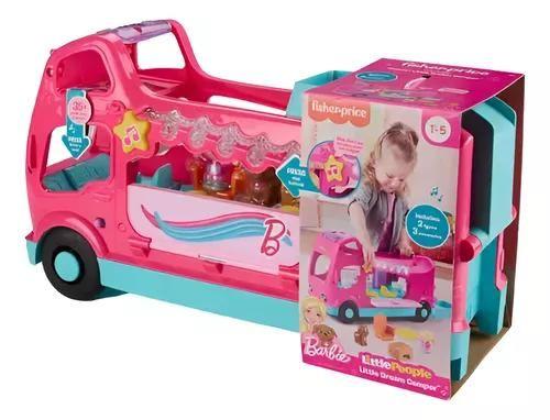 Imagem de Little People Barbie Trailer Dos Sonhos - Mattel Hyp42