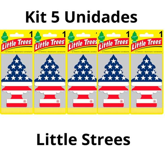 Imagem de Little Trees Original - Kit com 5 Unidades sortidas (Aromatizantes, Cheirinho para Carro, Casa e Ambientes)
