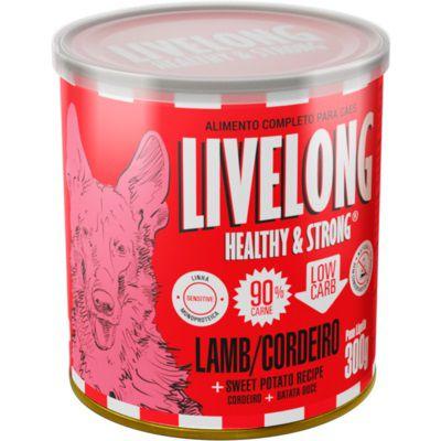 Imagem de Livelong Lata Para Cães Sabor Cordeiro 300g