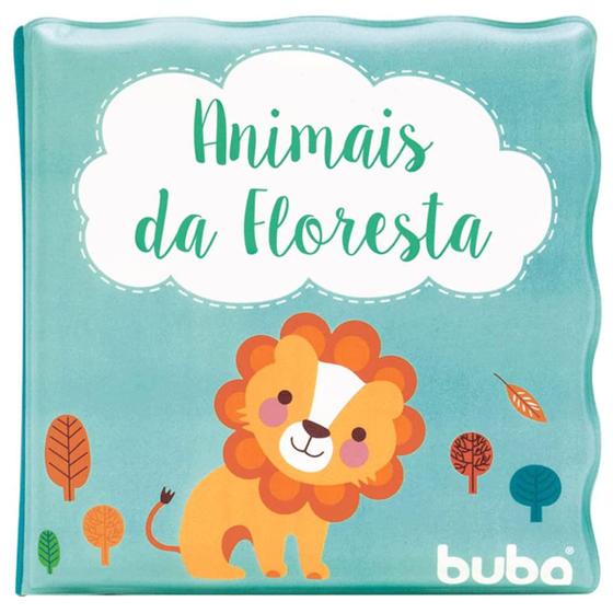 Imagem de Livrinho de Banho para Bebê PVC Impermeável Buba Animais da Floresta Colorido