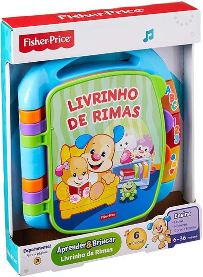 Imagem de Livrinho de Rimas Fisher Price Aprender e Brincar Mattel CDH62