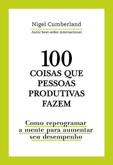 Imagem de Livro-100 coisas que pessoas produtivas fazem