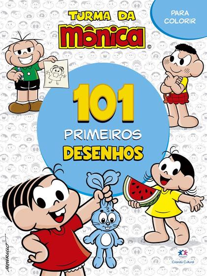 Imagem de Livro - 101 primeiros desenhos - Turma da Mônica