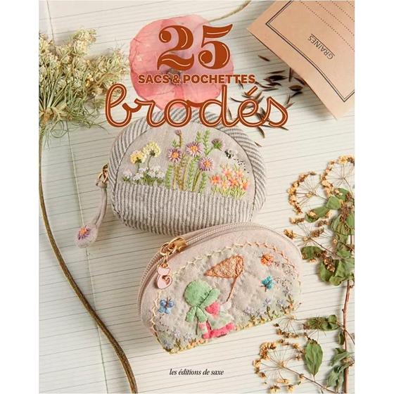 Imagem de Livro 25 Sacs Pochettes Brodés (25 Bolsas e Bolsas Bordadas)