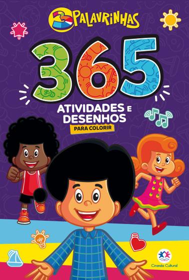 Imagem de Livro - 3 Palavrinhas - 365 atividades e desenhos para colorir