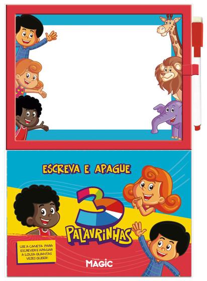 Imagem de Livro - 3 Palavrinhas - Escreva e Apague (Magic Kids)