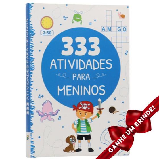 Imagem de Livro 333 Atividades Para Meninos | Little Pearl Books Crianças Filhos Infantil Desenho História Brincar Pintar Colorir - Igreja Cristã Amigo Evangélico