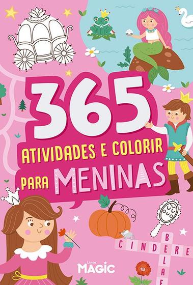 Imagem de Livro - 365 Atividades e Colorir Para Meninas