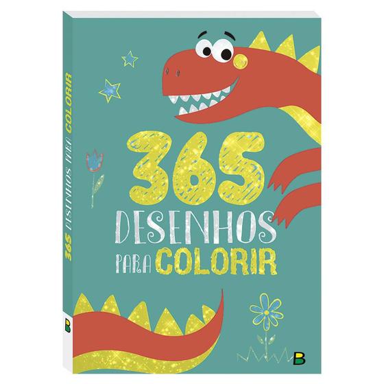 Imagem de Livro - 365 Desenhos para colorir (Verde)