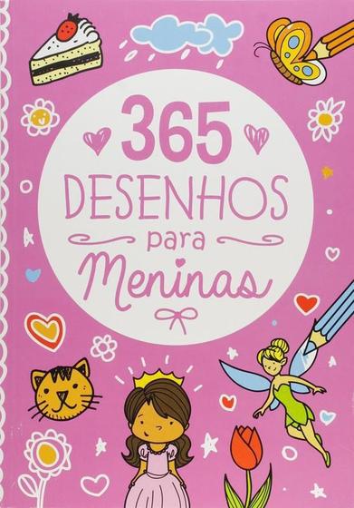 Imagem de Livro 365 Desenhos Para Meninas - 365 Páginas - 15,5 X 21 Cm - Pè Da Letras