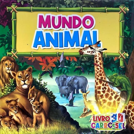 Imagem de Livro 3D Carrossel - Mundo Animal - PE DA LETRA