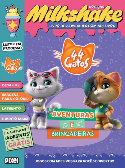 Imagem de Livro - 44 Gatos: Aventuras e Brincadeiras - Coleção Milkshake