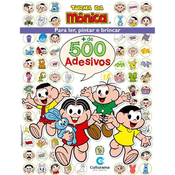 Imagem de Livro - 500 Adesivos Turma da Mônica