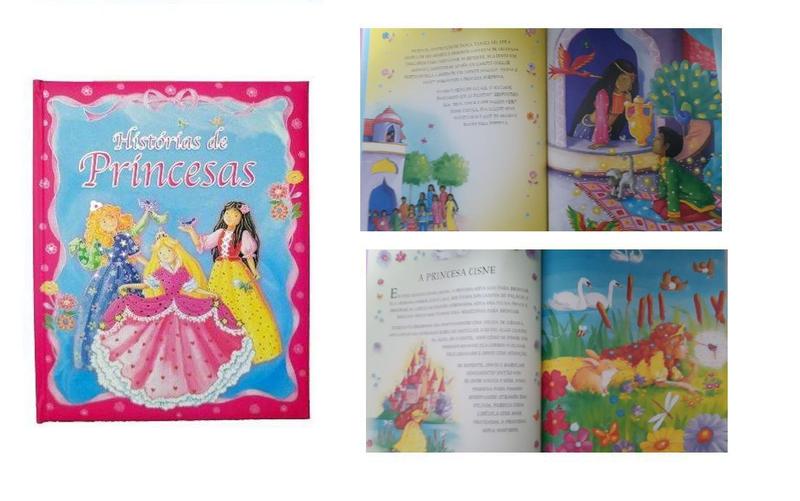 Livro 63 páginas cheias de lindas ilustrações e de histórias de princesas Menor preço em Livro 63 páginas cheias de lindas ilustrações e de histórias de princesas