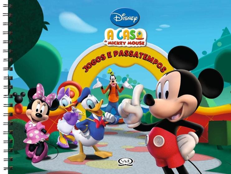 Imagem de Livro - A casa do Mickey Mouse - jogos e passatempos