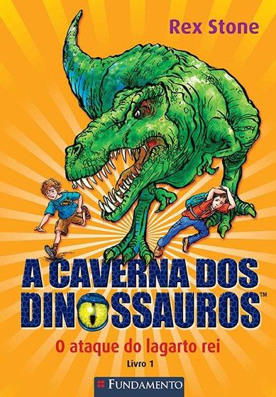 Imagem de Livro - A Caverna Dos Dinossauros - O Ataque Do Lagarto Rei