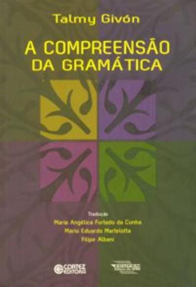 Imagem de Livro - A compreensão da gramática