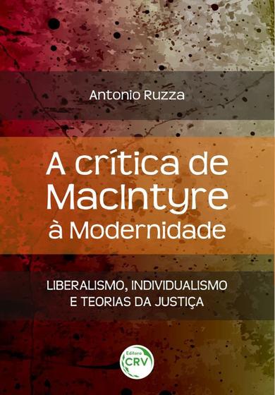 Imagem de Livro - A crítica de Macintyre à modernidade