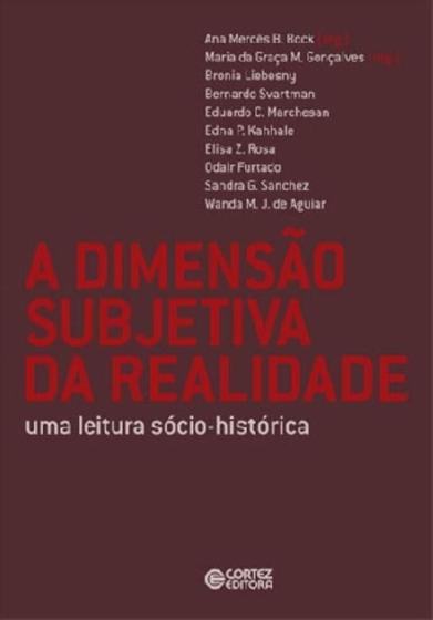 Imagem de Livro - A dimensão subjetiva da realidade