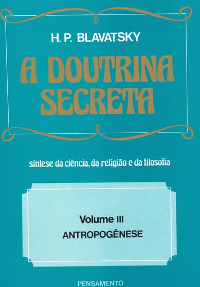 Imagem de Livro - A Doutrina Secreta - (Vol. III)
