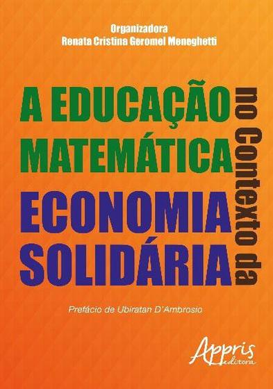 Imagem de Livro - A educação matemática no contexto da economia solidária