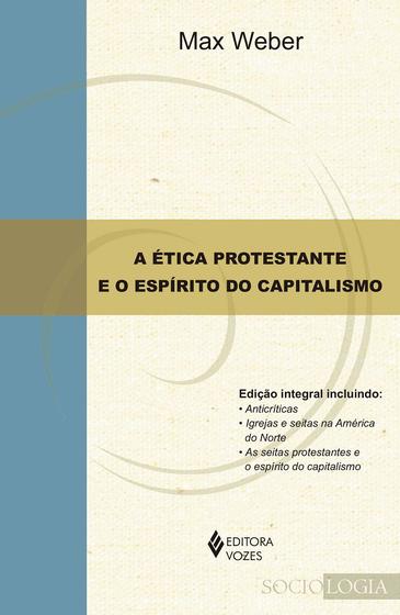 Imagem de Livro - A ética protestante e o espírito do capitalismo