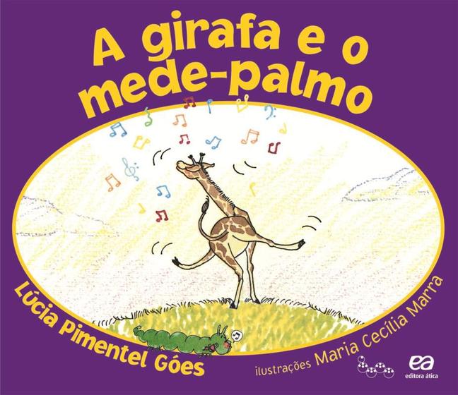 Imagem de Livro - A girafa e o mede-palmo