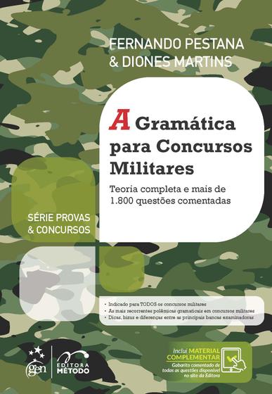 Imagem de Livro - A Gramática para Concursos Militares