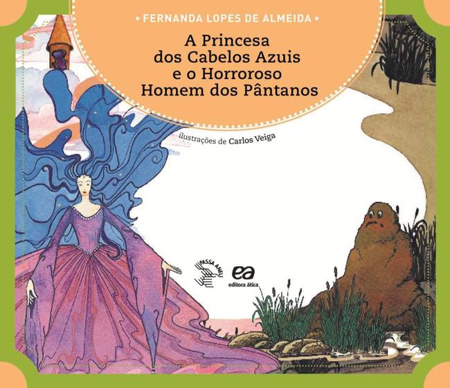 Imagem de Livro - A princesa dos cabelos azuis e o horroroso...