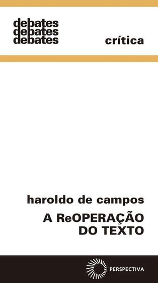 Imagem de Livro - A reoperação do texto