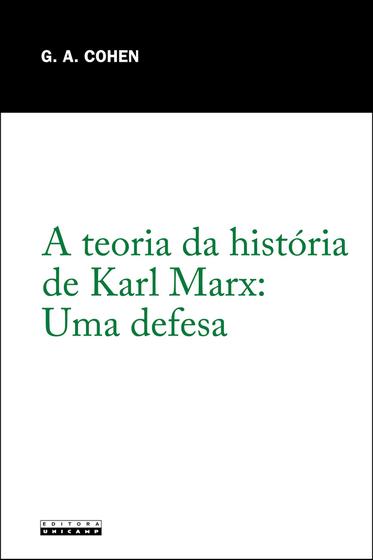 Imagem de Livro - A teoria da história de Karl Marx