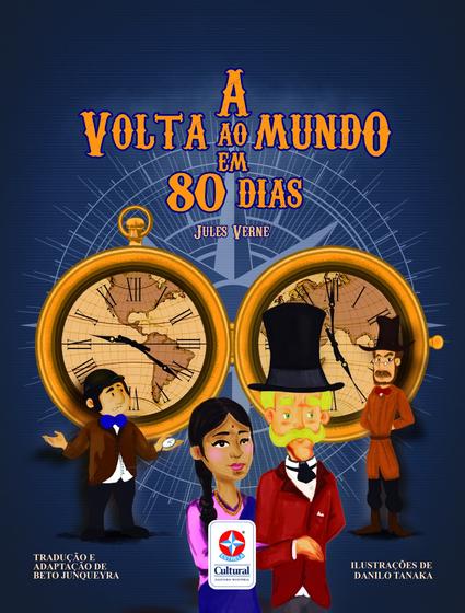 Imagem de Livro - A volta ao mundo em 80 dias - Livro interativo com 7 desafios contra o tempo para você superar!