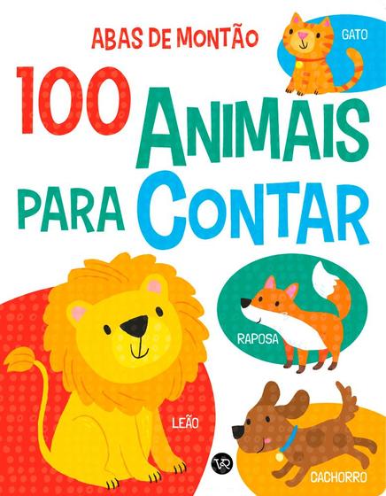 Imagem de Livro - Abas de montão - 100 animais para contar