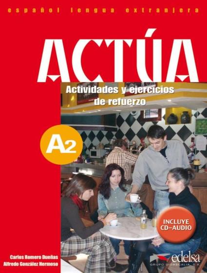 Imagem de Livro - Actua a2 - actividades y ejercicios de refuerzo + cd-audio