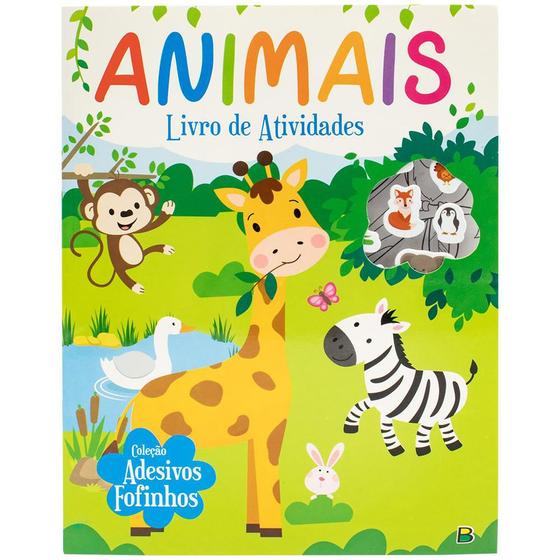 Imagem de Livro - Adesivos Fofinhos: Animais