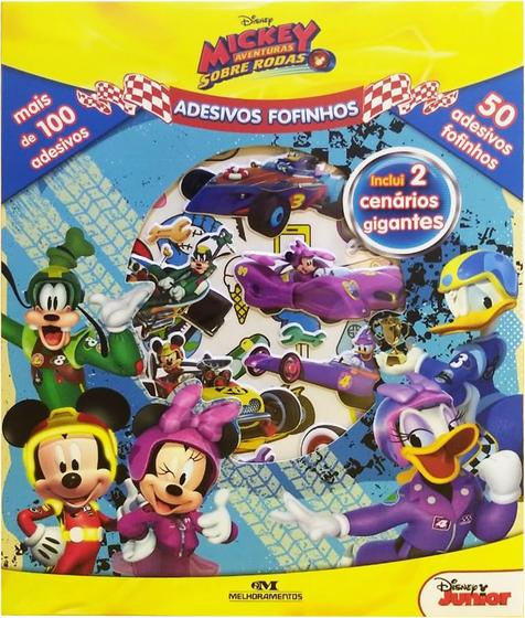 Imagem de Livro - Adesivos Fofinhos – Mickey Aventuras Sobre Rodas