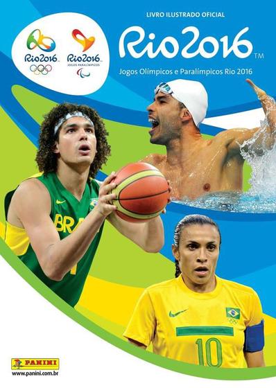 Imagem de Livro - Álbum Jogos Olímpicos Rio 2016 (Capa Dura) com 10 Envelopes